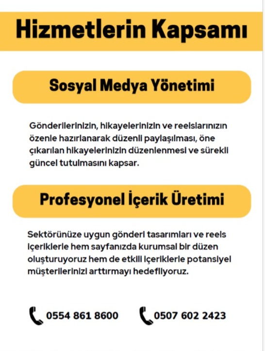 sosyal medya dijital hizmetler